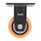 Vestil Polyurethane Rigid Caster 4 In. Diameter x 2 In. Width 551 Lb. Capacity Orange/Silver CST-E6-4X2PUP-R - alternate 10